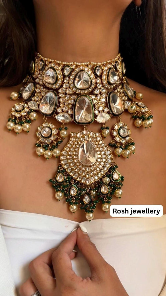 Rosina Super Look AD spark Kundan set