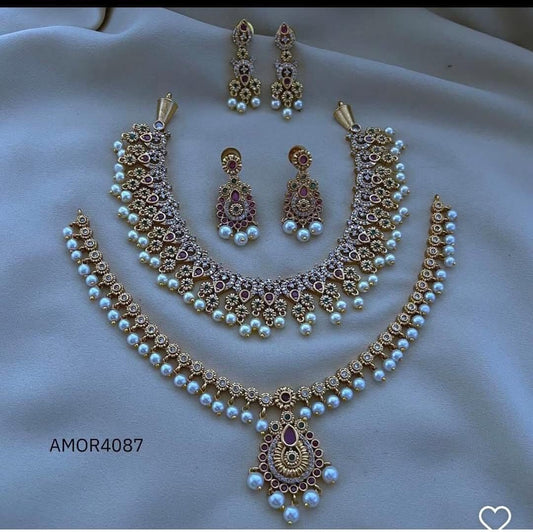 Buy 1 Necklace Get Hertage Watch FREE