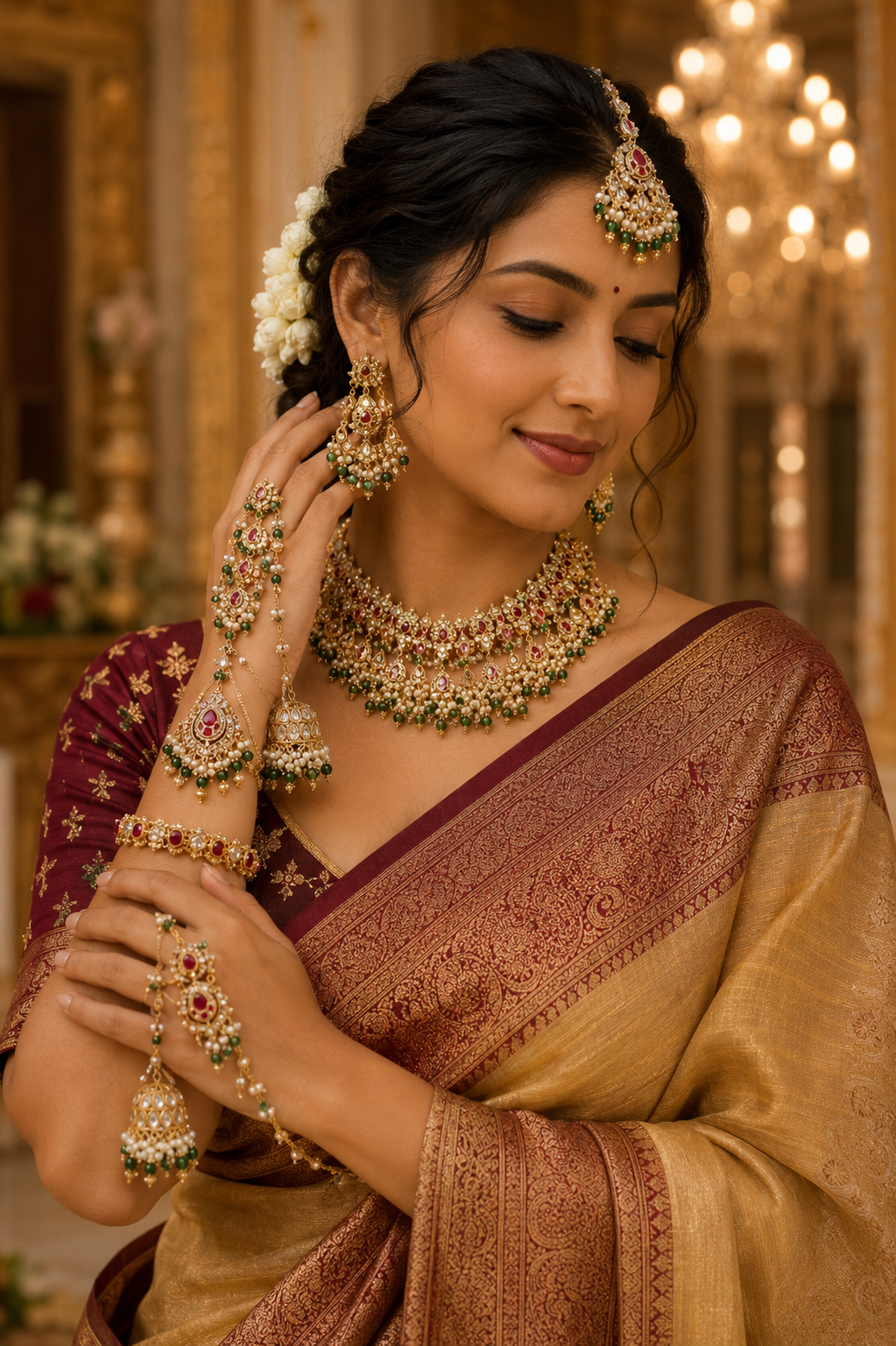 Trending Royal Delhi Maharani Bridal Jewellery Set